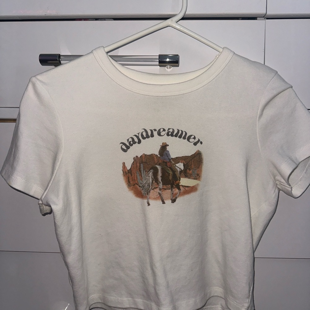 Cotton on baby tee size S cream color